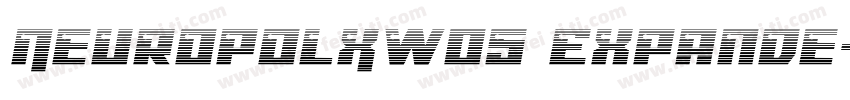 NeuropolXW05 Expande字体转换